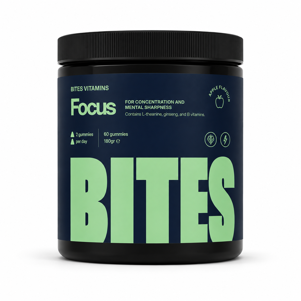 Focus Bites Gummies for Mental Clarity & Concentration Boost